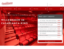 Tablet Screenshot of casablanca-kino.de